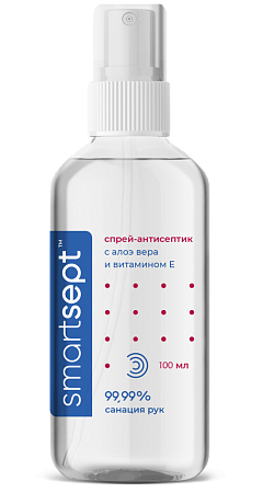 Антисептик-жидкость спрей для рук SmartSept. 100мл